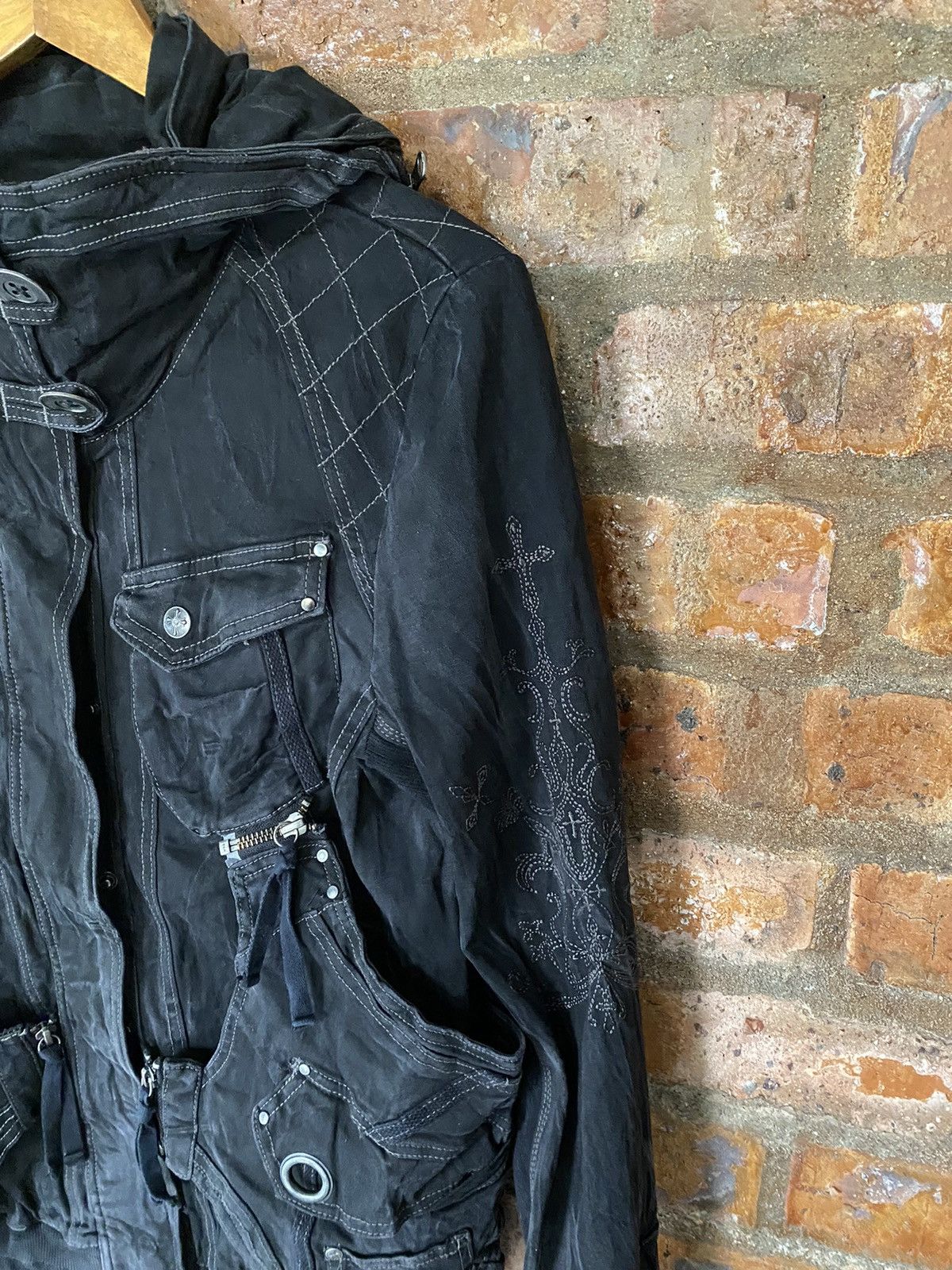 Japanese Brand Vtg Ozz croce Bono Bondage transform removable pocket cross Size US M / EU 48-50 / 2 - 7 Thumbnail