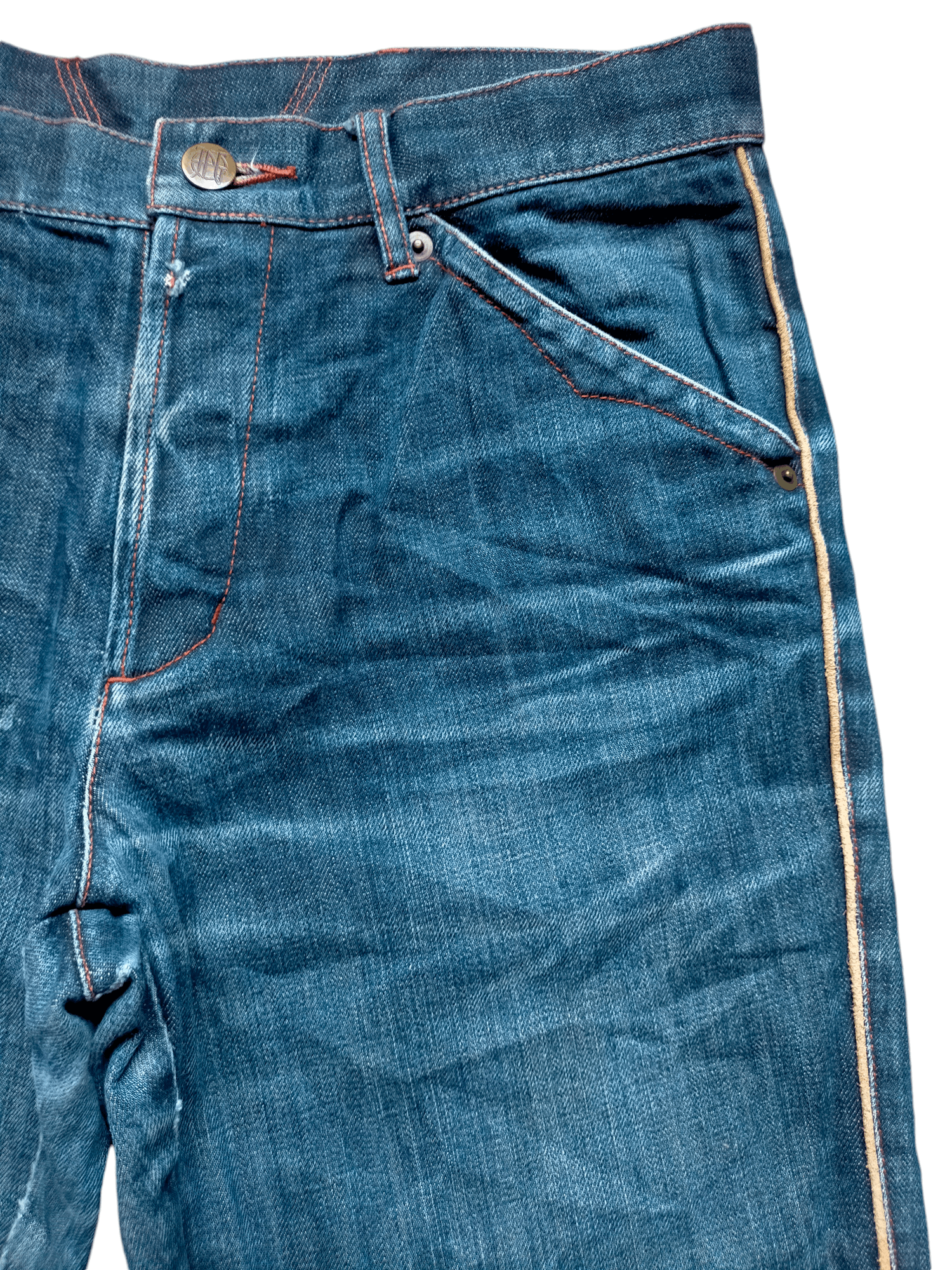 Jean Paul Gaultier Jean Paul Gaultier Buckle Back Denim Pants Size US 30 / EU 46 - 5 Thumbnail