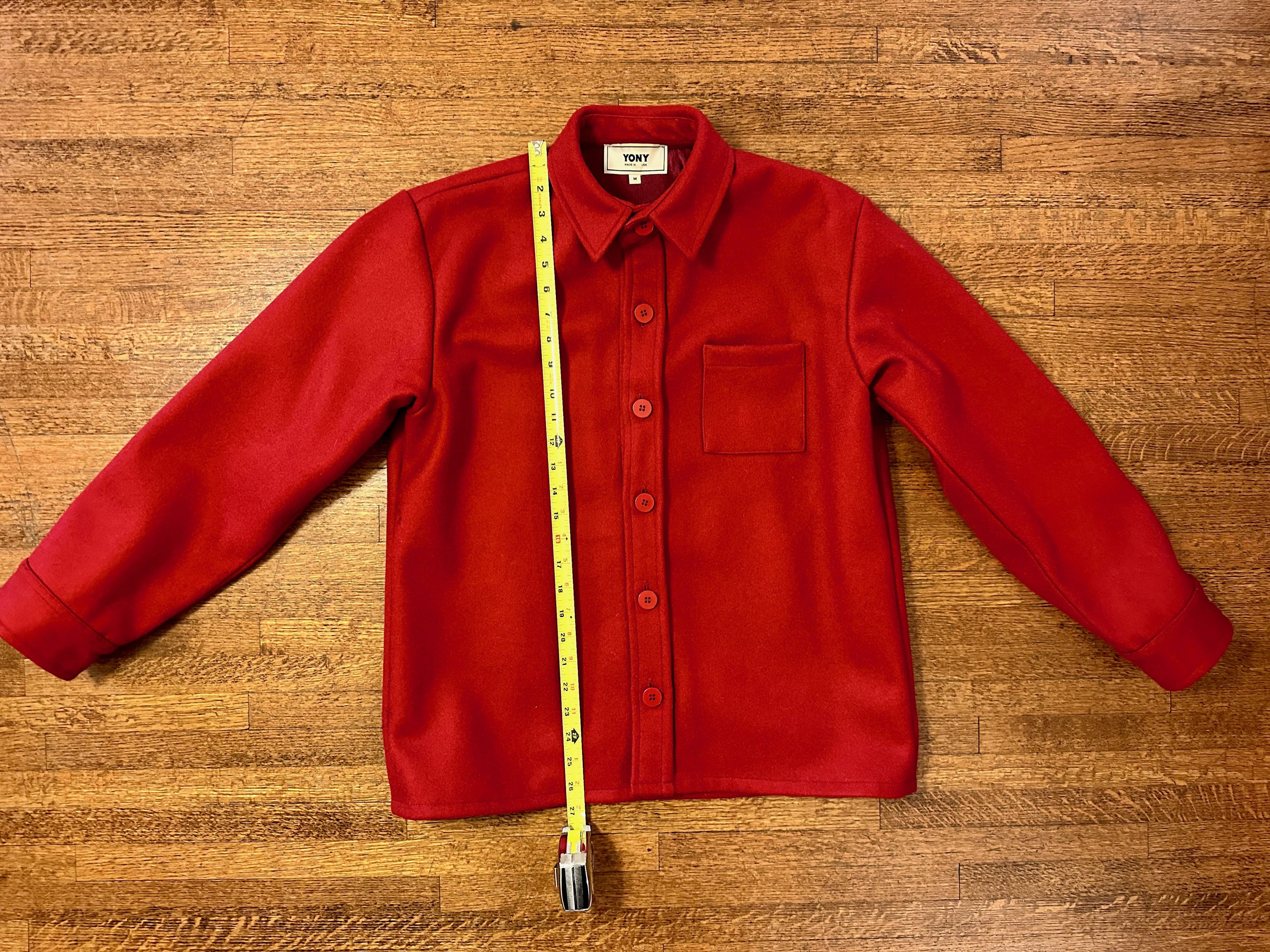 Vintage YONY Wool Shirt Jacket Size US M / EU 48-50 / 2 - 5 Thumbnail