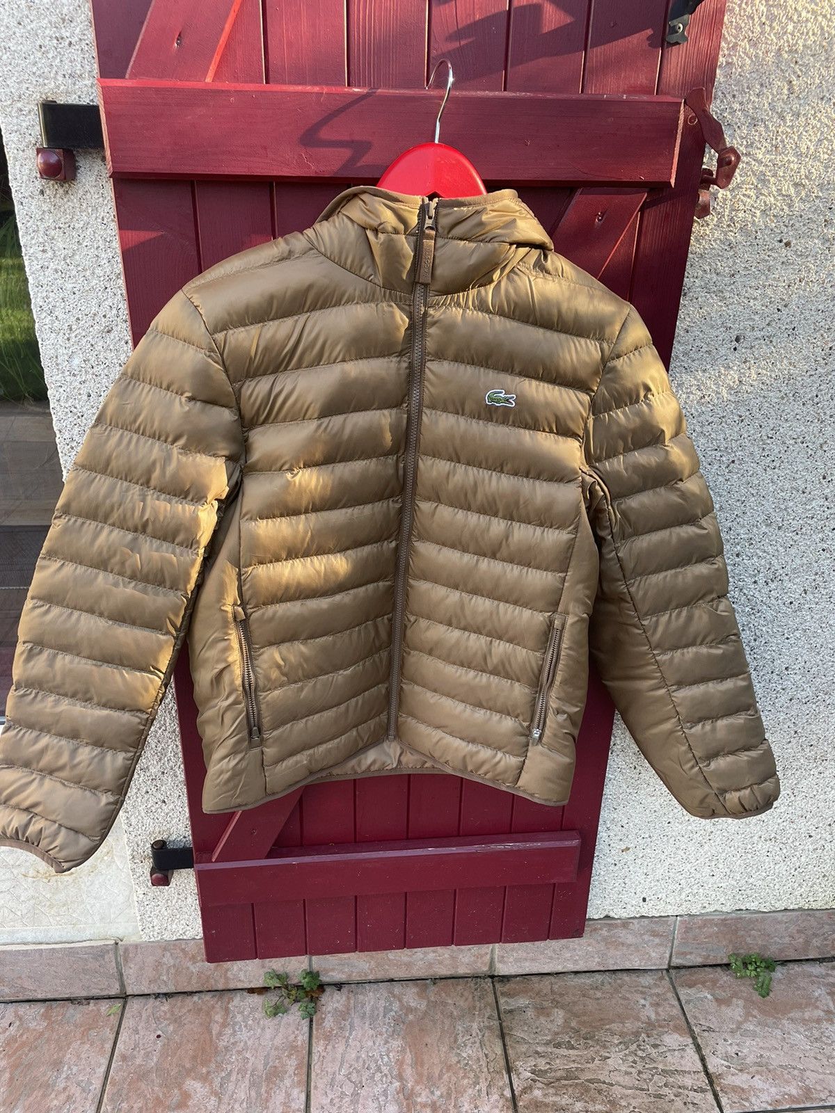 Lacoste Lacoste sand brown down jacket Size US M / EU 48-50 / 2 - 1 Thumbnail