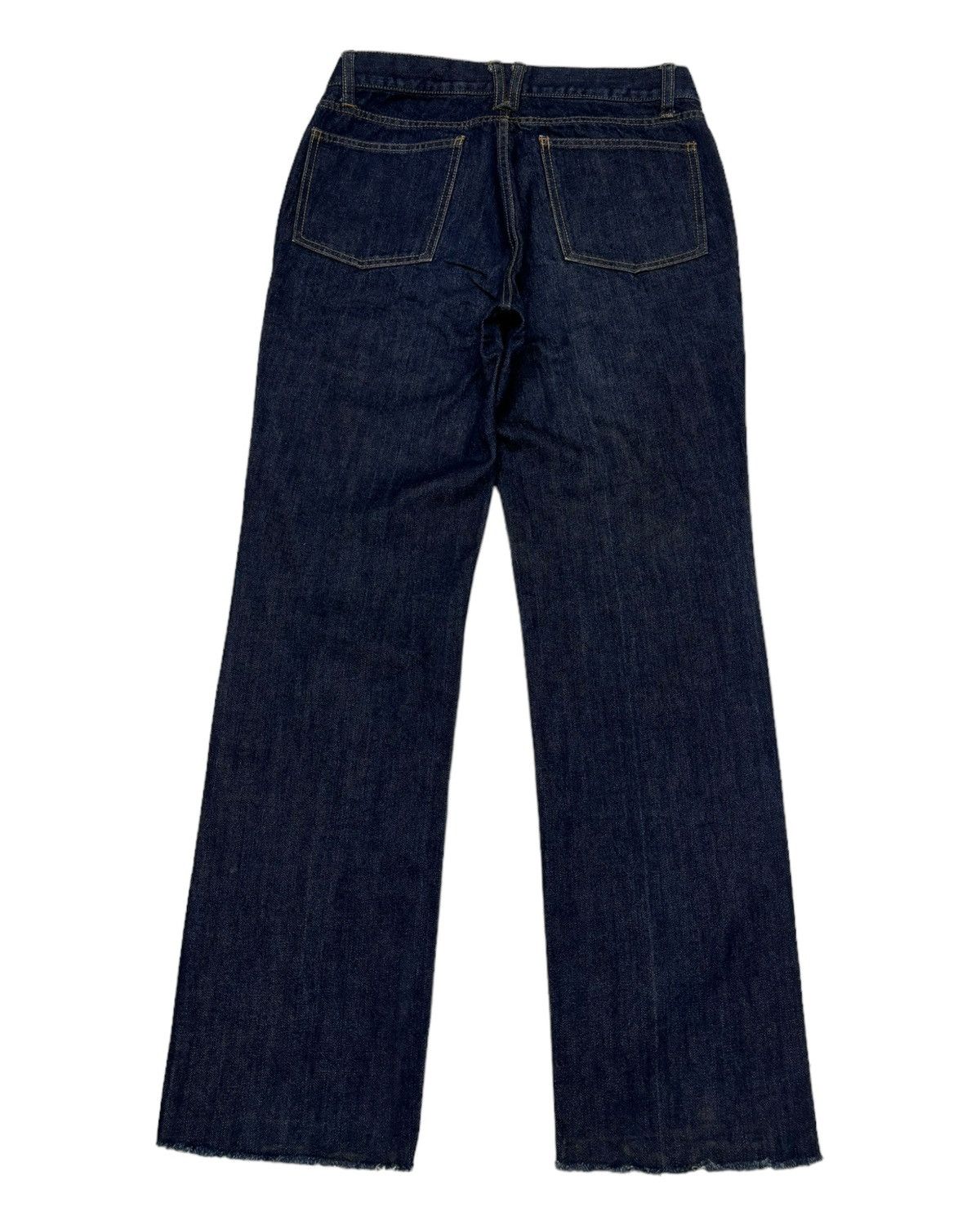 Kapital 🔥PHIL SMART UNION MADE BLUE JEANS RIPPED KNEE DENIM Size US 29 - 2 Thumbnail
