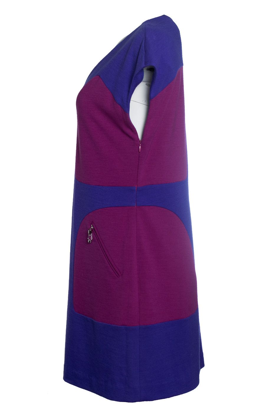 Emilio Pucci Emilio Pucci, color blocking dress in purple Size L / US 10 / IT 46 - 2 Thumbnail