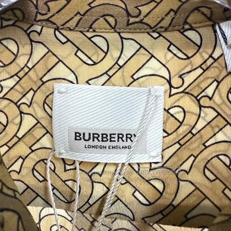 Burberry Burberry Color-Blocked Silk Women's Shirt. Size S / US 4 / IT 40 - 7 Thumbnail
