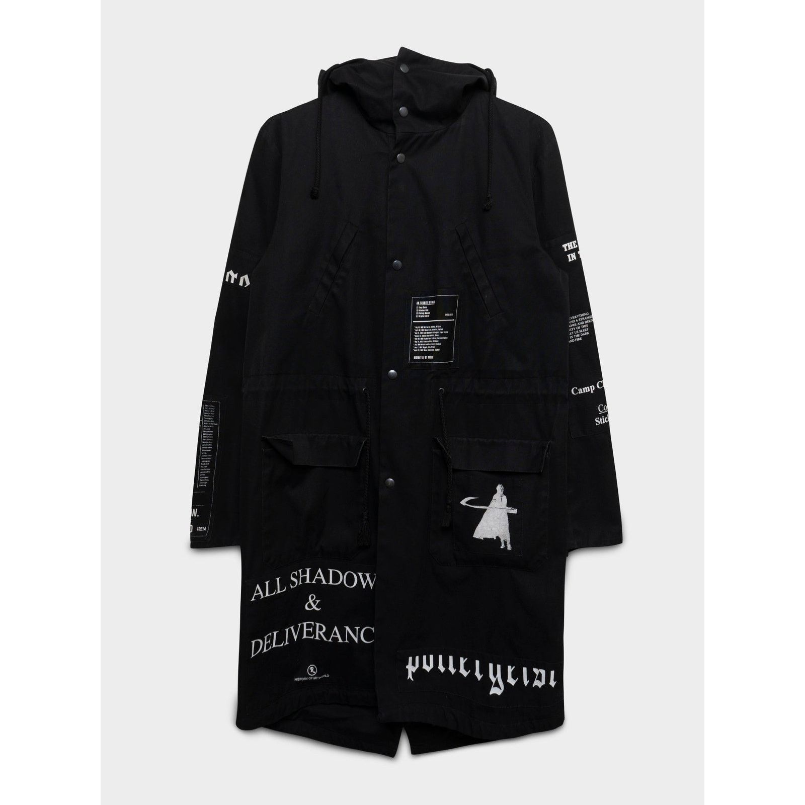 Raf Simons 'History of My World' Poltergeist Parka Size US S / EU 44-46 / 1 - 1 Thumbnail