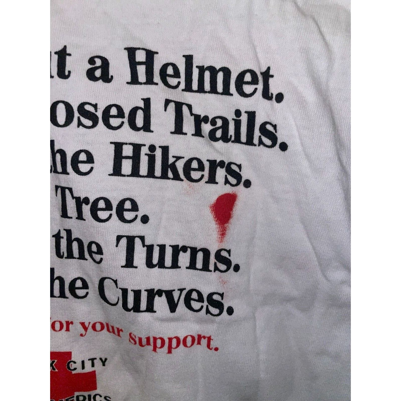 Jerzees 90s Vintage Park City Paramedics Medic Humor Joke Shirt L Size US L / EU 52-54 / 3 - 8 Thumbnail