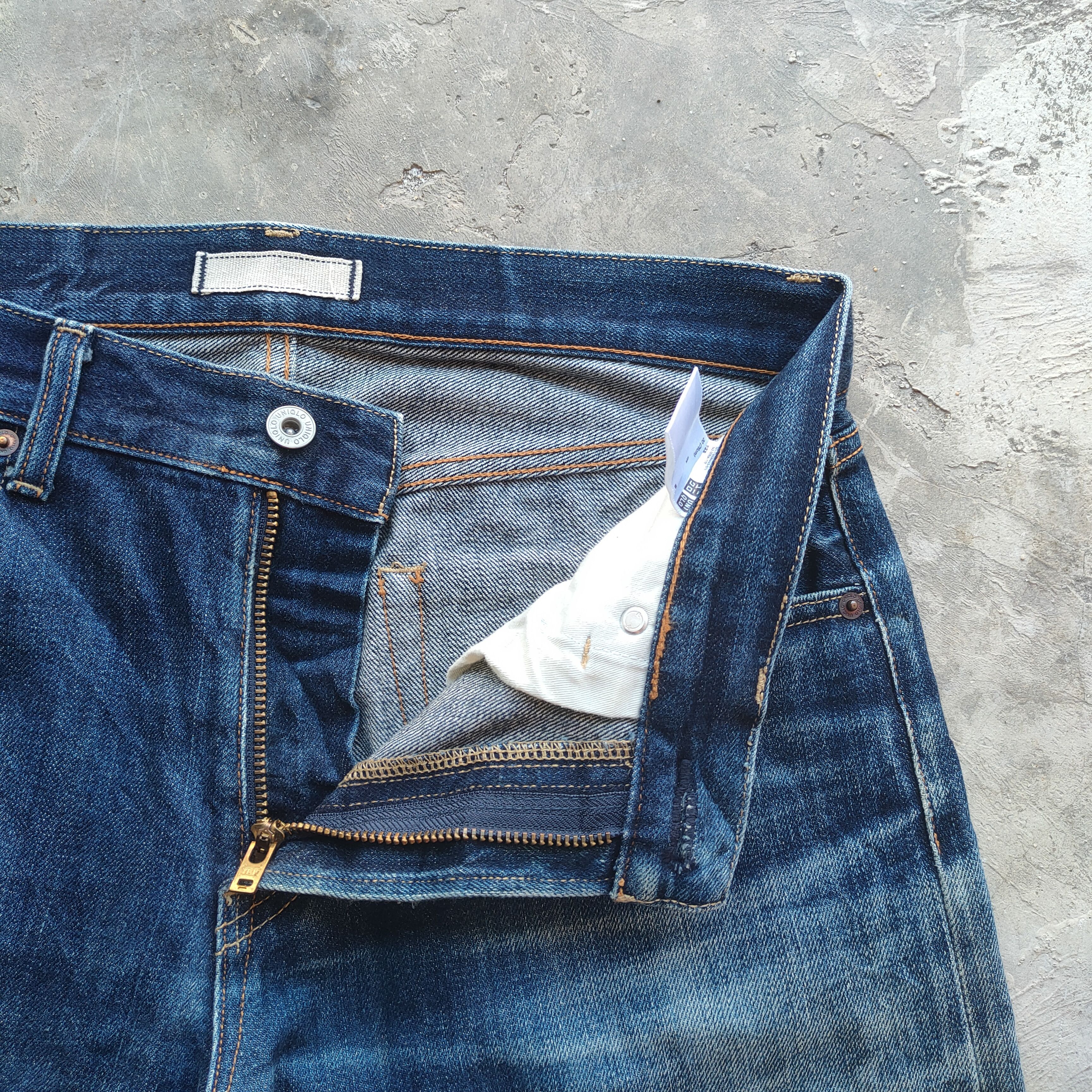 Japanese Brand W32 VINTAGE JAPANESE RUSTY MUD WASH RIPPEP JEANS DENIM PANTS Size US 32 / EU 48 - 7 Thumbnail