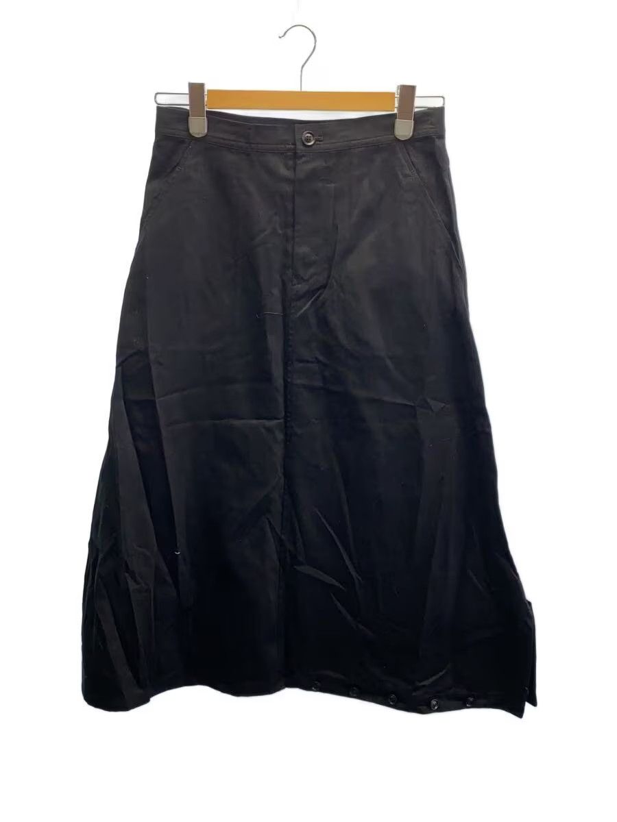 Yohji Yamamoto YOHJI YAMAMOTO/Y's Cotton/BLK Long Skirt Size US 29 - 1 Thumbnail