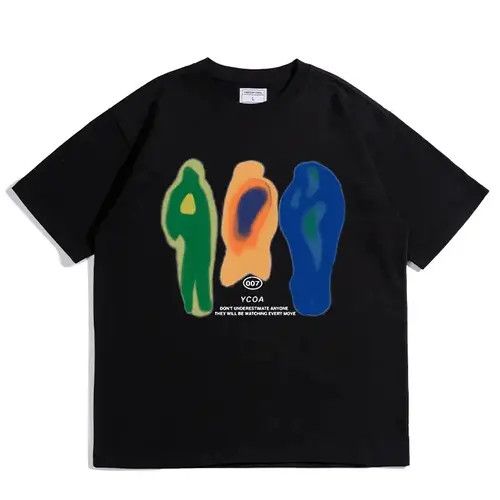 VIBE Oversize fashionable T-shirt hip-hop style summer y2k Size US XL / EU 56 / 4 - 7 Thumbnail