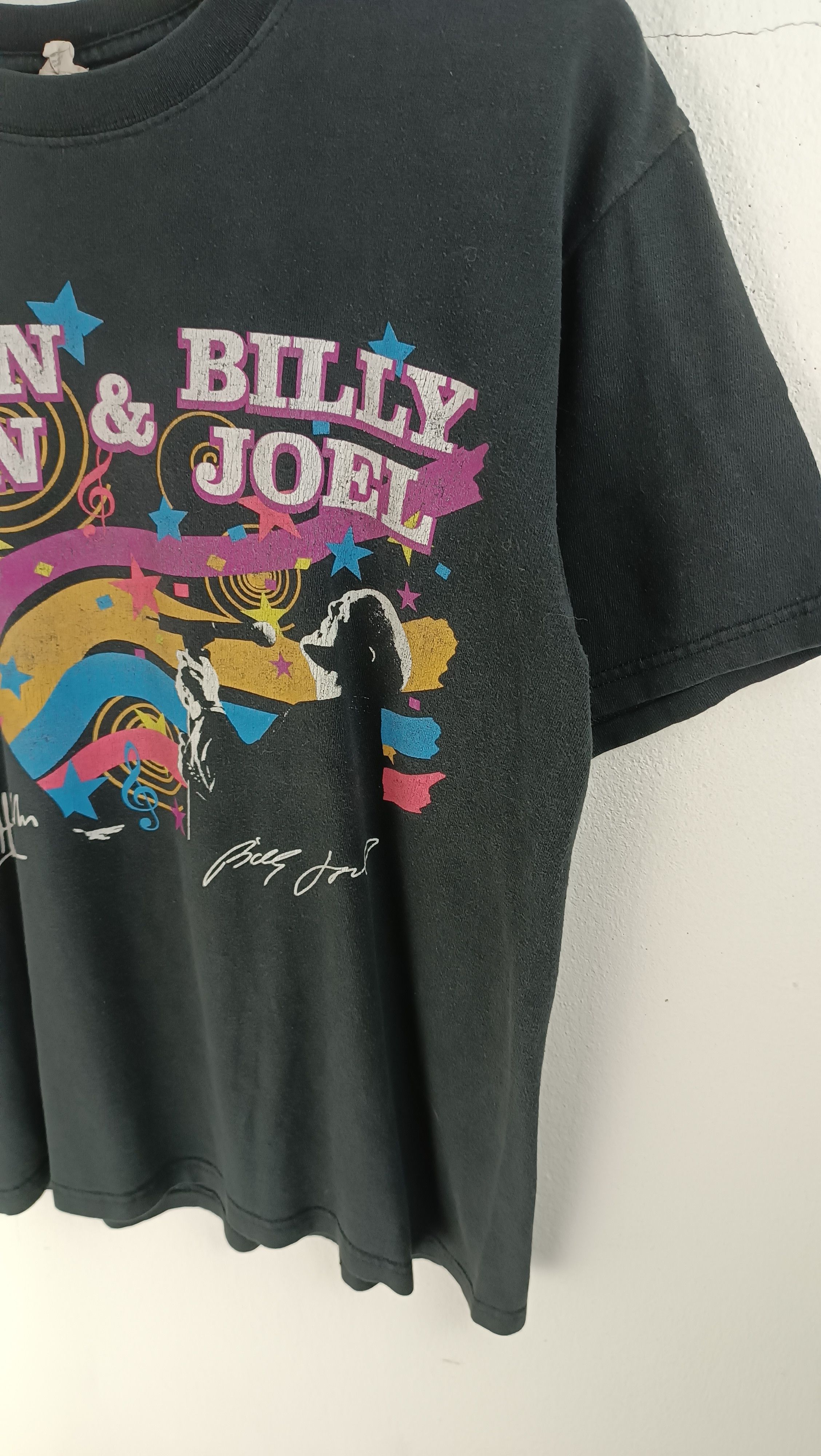 Band Tees VINTAGE '09 BILLY JOEL & ELTON JOHN FACE2FACE TOUR VERY RARE Size US M / EU 48-50 / 2 - 7 Thumbnail