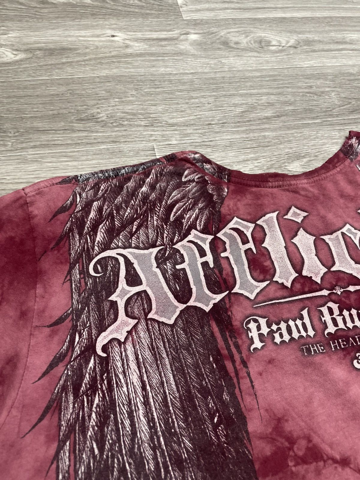 Affliction Vintage Affliction Signature Series Skull T-Shirt USA Tattoo Size US XL / EU 56 / 4 - 18 Thumbnail