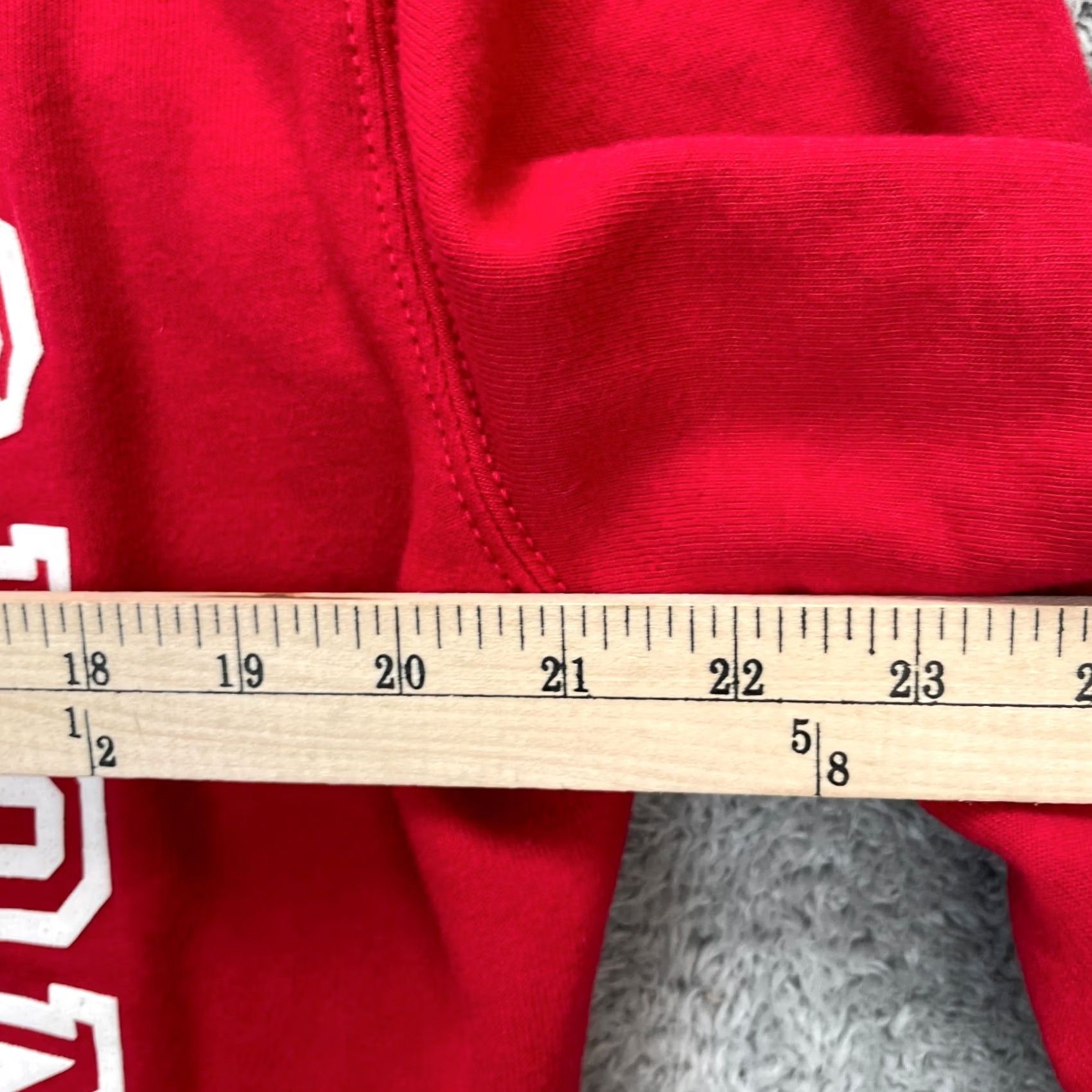 True Religion True Religion Hoodie Mens L Red Graphic Print Fleece Lined Pullover City Street, Hooded, Pockets, Logo, Knitted Size US L / EU 52-54 / 3 - 8 Thumbnail