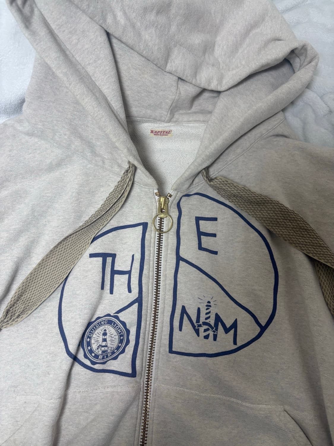 Kapital Kapital Peace Zip Hoodie Kinari Size US L / EU 52-54 / 3 - 3 Thumbnail