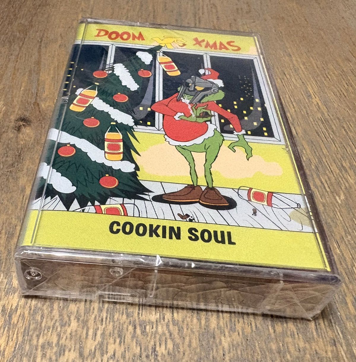 Other Cookin Soul – DOOM XMAS Cassette Tape Red NEW And Sealed Size ONE SIZE - 3 Thumbnail