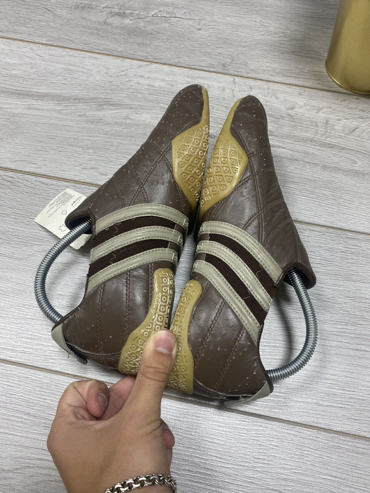 Adidas Adidas Chen tao vintage leather trainers three stripes Size US 9 / IT 39 - 5 Thumbnail