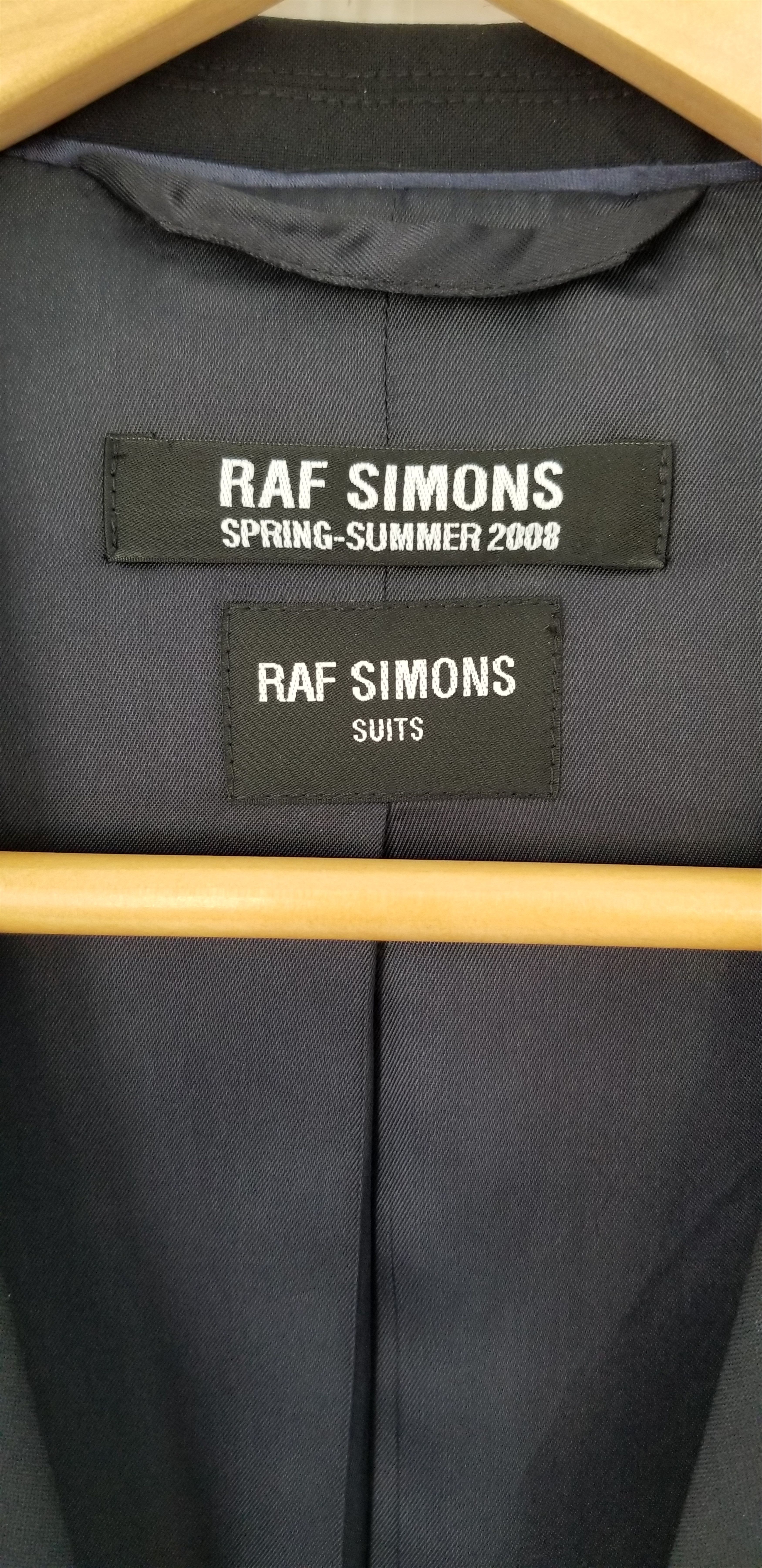 Raf Simons Raf Simons Suit Midnight Navy Blue Wool 1 Button Suit XS 44 Size 34R - 23 Thumbnail