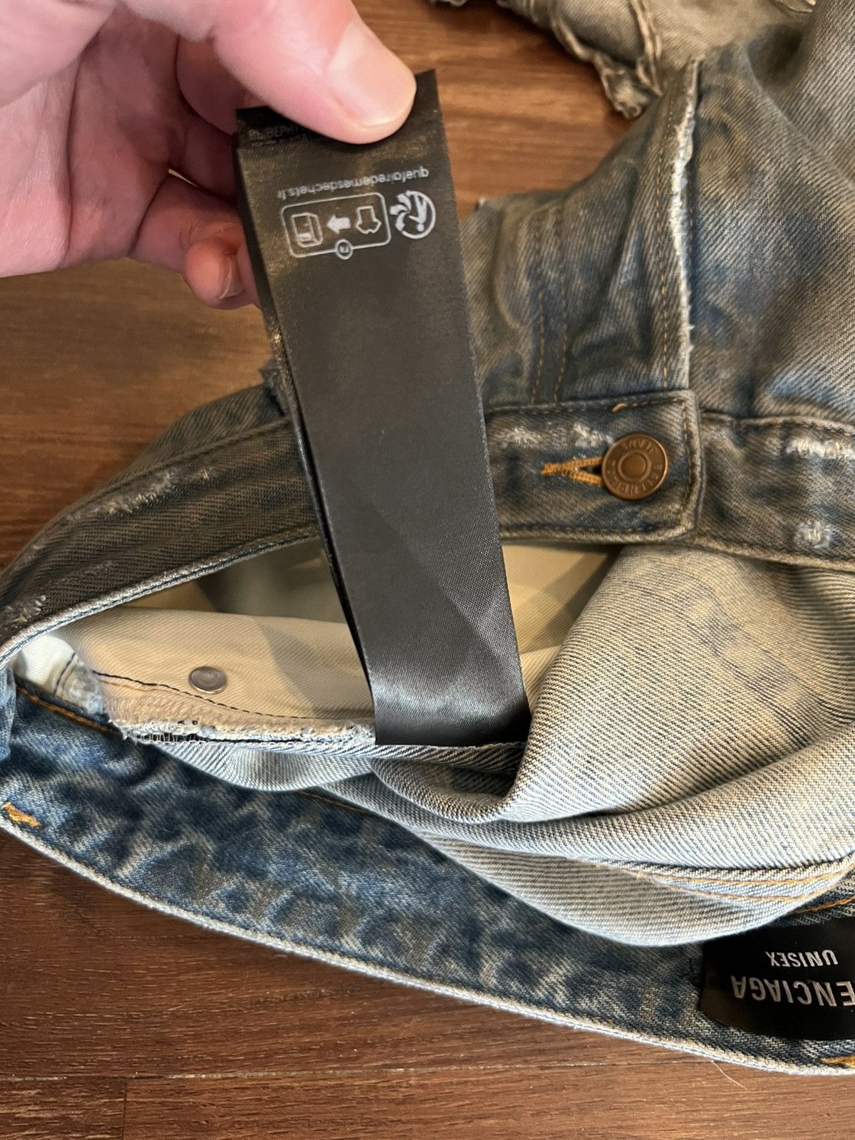 Balenciaga Balenciaga Patched Pockets Baggy Denim Size US 32 / EU 48 - 13 Thumbnail