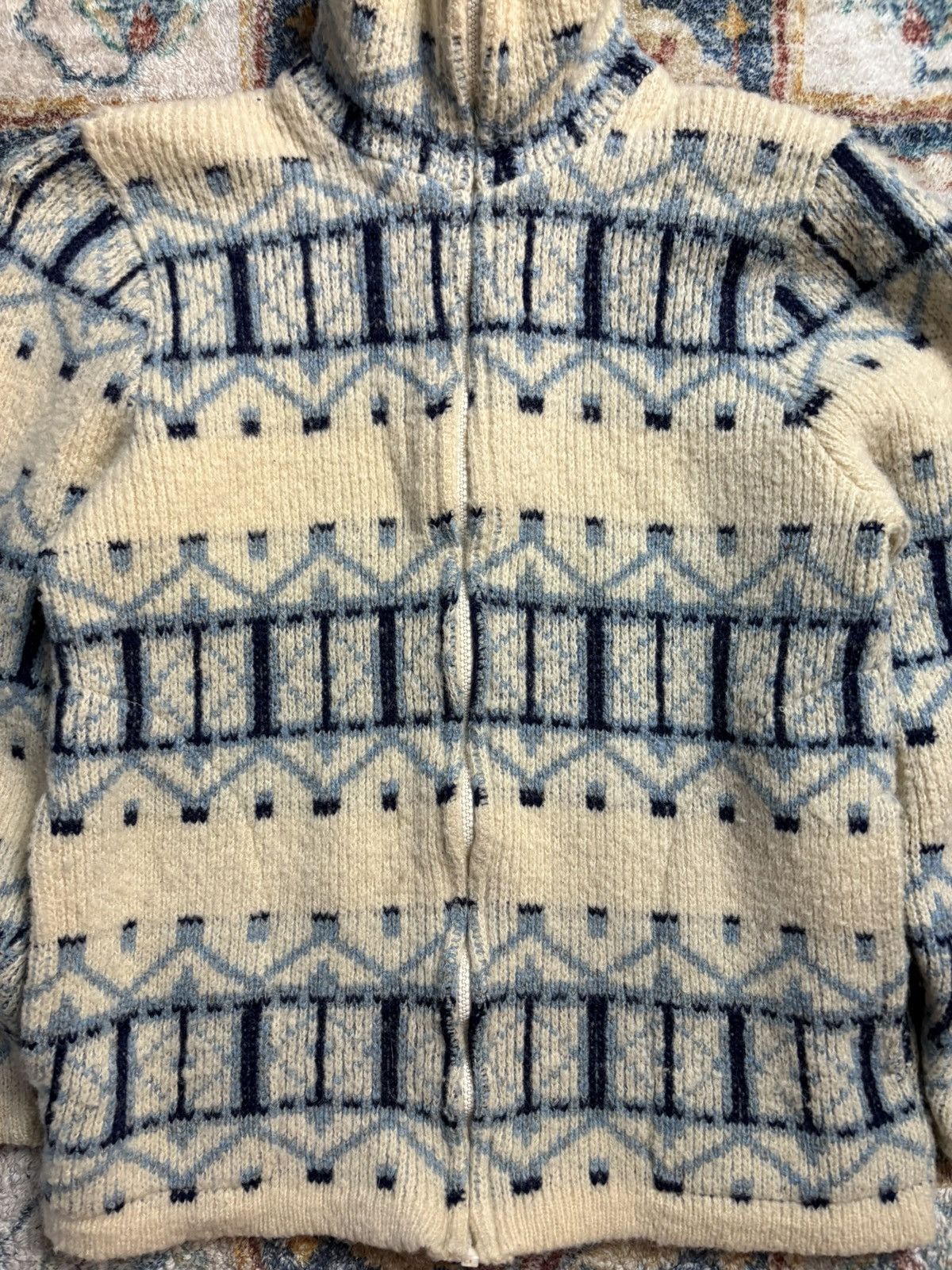 Tundra Vintage 80s Tundra Zip-up Striped Sweater Small Size US S / EU 44-46 / 1 - 4 Thumbnail