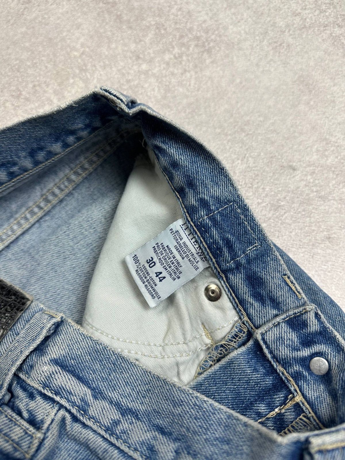 Versace Vintage Versace Medusa Baggy Blue Denim Jeans Pants 30 Size US 30 / EU 46 - 8 Thumbnail
