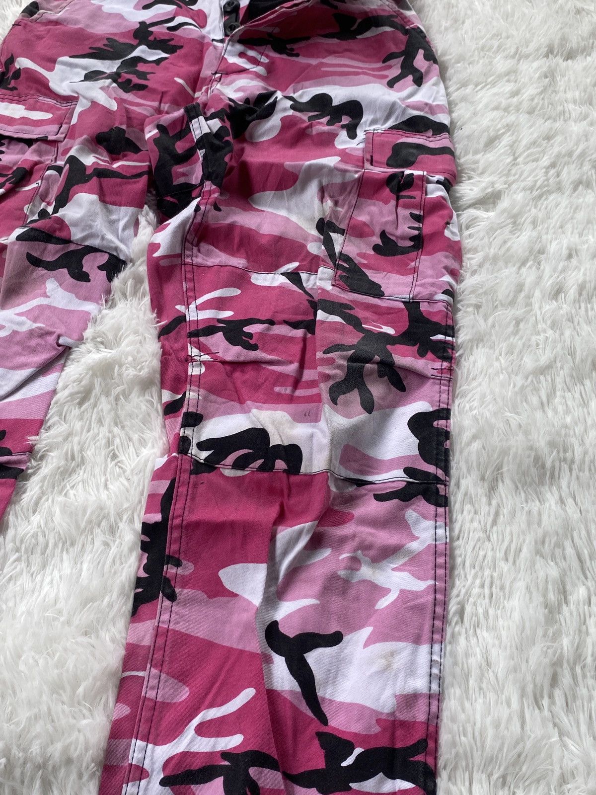 Rothco OFFER 🔥ROTHCO Pink Camouflage Paratrooper Cargo Pants Size US 29 - 6 Thumbnail