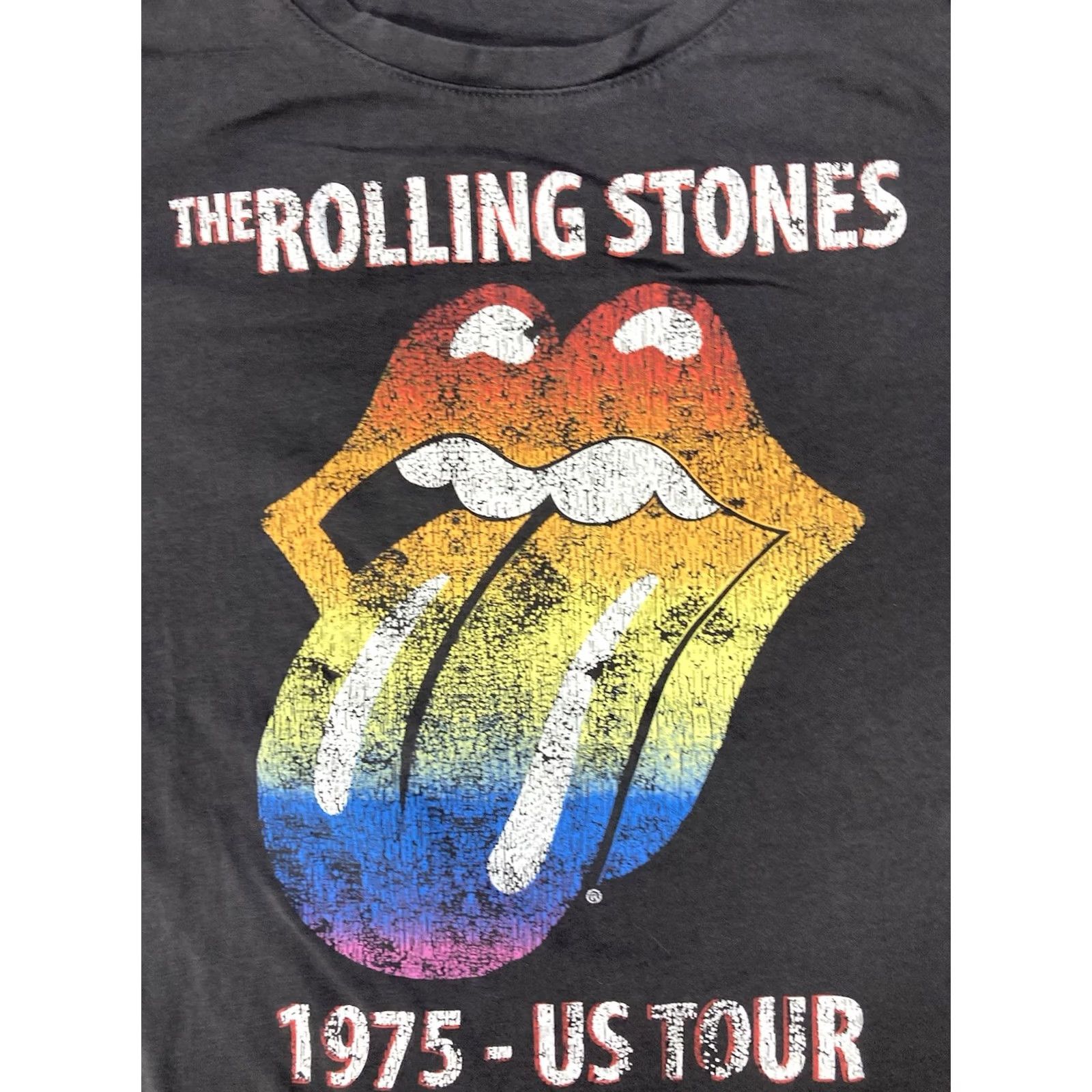 H&M H&M The Rolling Stones 1975 US Tour Graphic T-shirt Women XS Music Size XS / US 0-2 / IT 36-38 - 2 Thumbnail