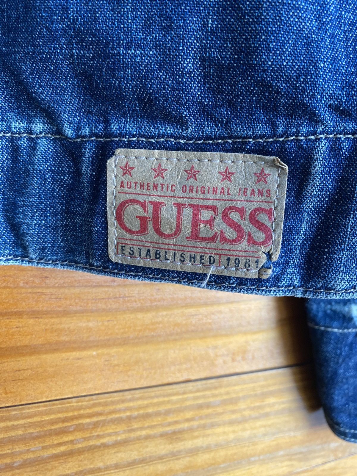 Guess Vintage GUESS Denim Jacket Made in USA Blue Jean Jacket Size US M / EU 48-50 / 2 - 9 Thumbnail