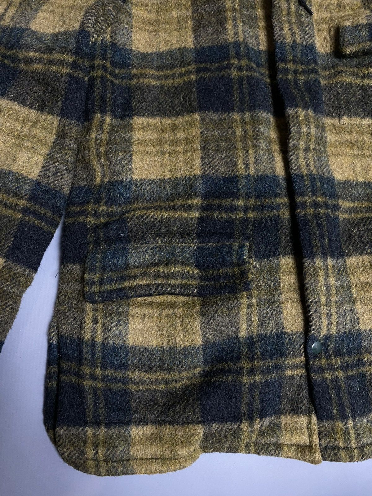 William Barry VTG 70s William Barry Flannel Plaid Jacket Hooded Sz M USA Size US M / EU 48-50 / 2 - 7 Thumbnail