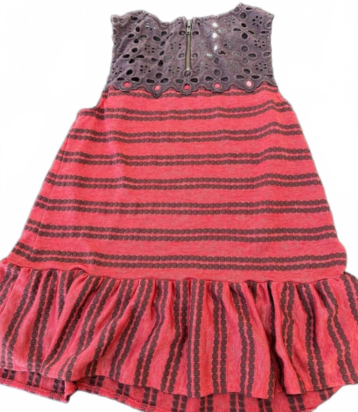 Free People Free People Eyelet Peplum Tank XS Size XS / US 0-2 / IT 36-38 - 2 Thumbnail