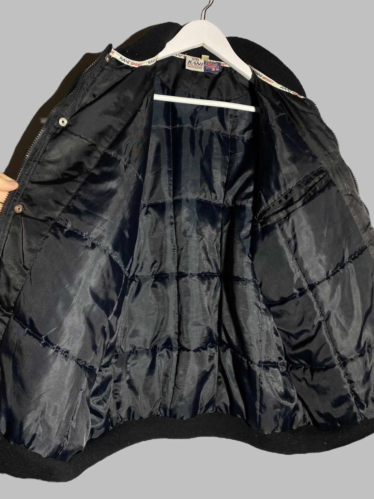 Karl Kani 🔥 Y2K KARL KANI BOMBER JACKET BROOKLYN NYC HIP HOP STYLE Size US M / EU 48-50 / 2 - 24 Thumbnail
