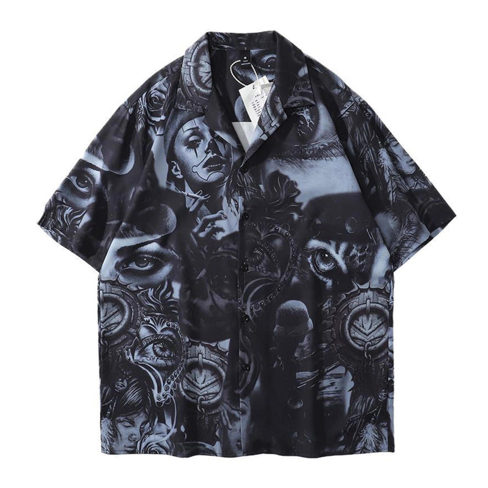 Other FACES Graphic Print Short Sleeve Shirt Size US M / EU 48-50 / 2 - 1 Thumbnail