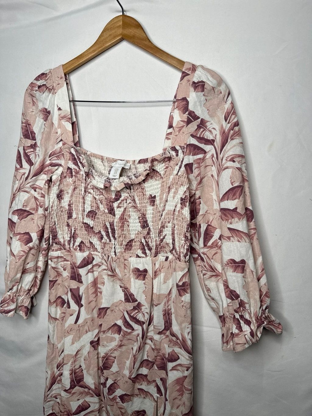 House of Harlow House of Harlow 1960 floral leaves ruffle sleeve dress sz M Size M / US 6-8 / IT 42-44 - 3 Thumbnail