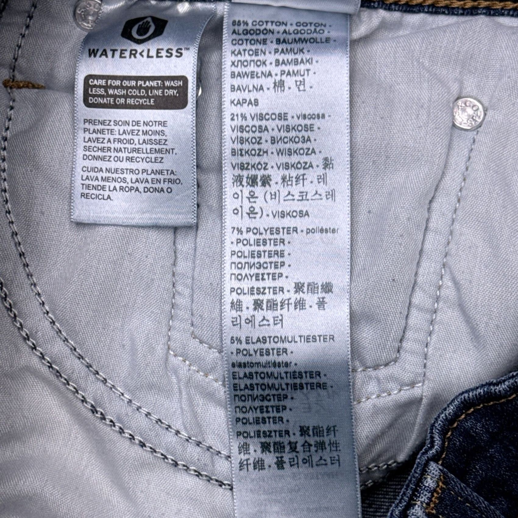 Levi's Levi's 726 Jeans Womens 31 Mid Rise Stretch 32 Inseam Denim Blue Flared 5-Pocket Size 24" / US 00 / IT 34 - 6 Thumbnail