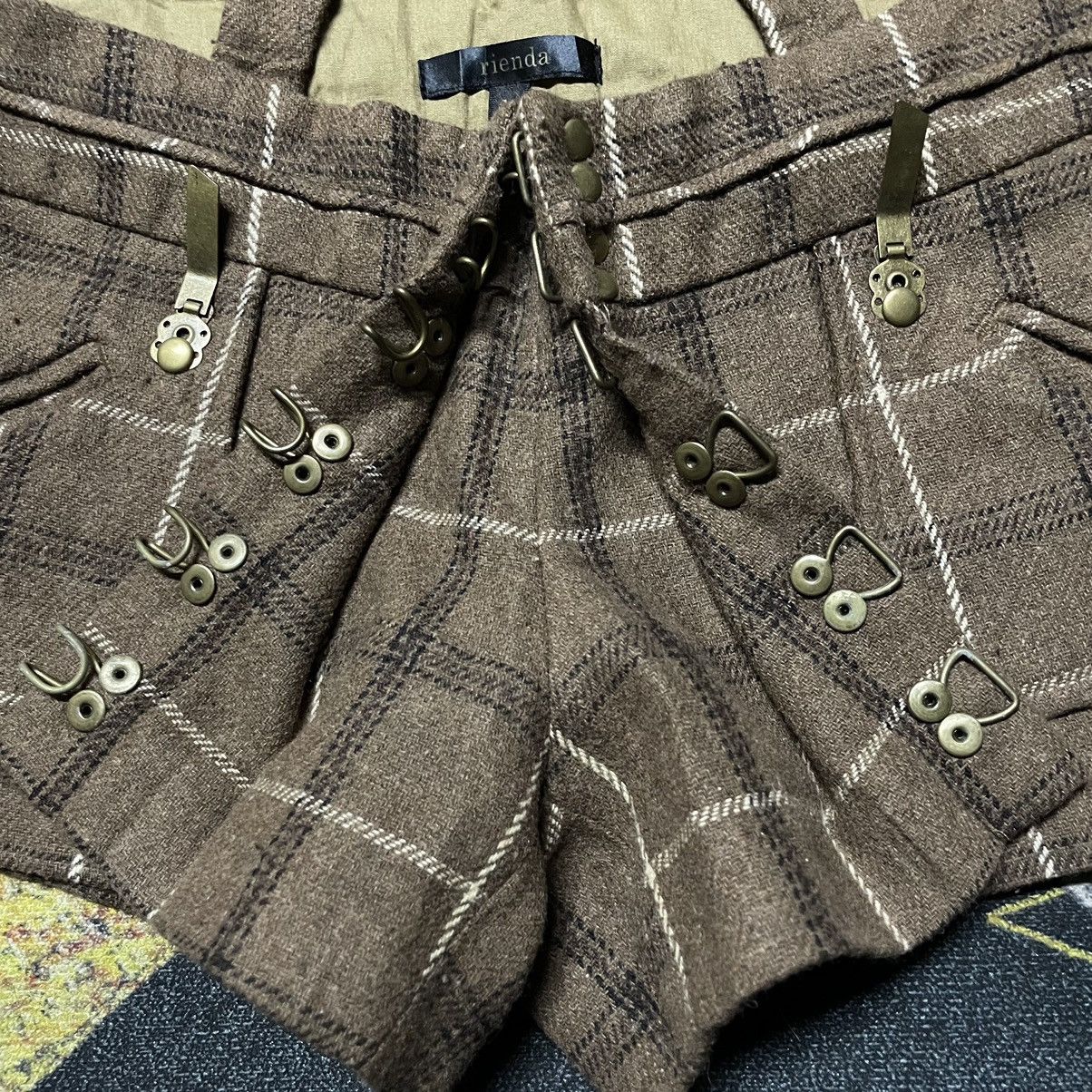 Vintage 💥- JapaneseBrand RIENDA Wool Shorts Punk Harajuku Fashion Size 30" / US 8 / IT 44 - 4 Thumbnail