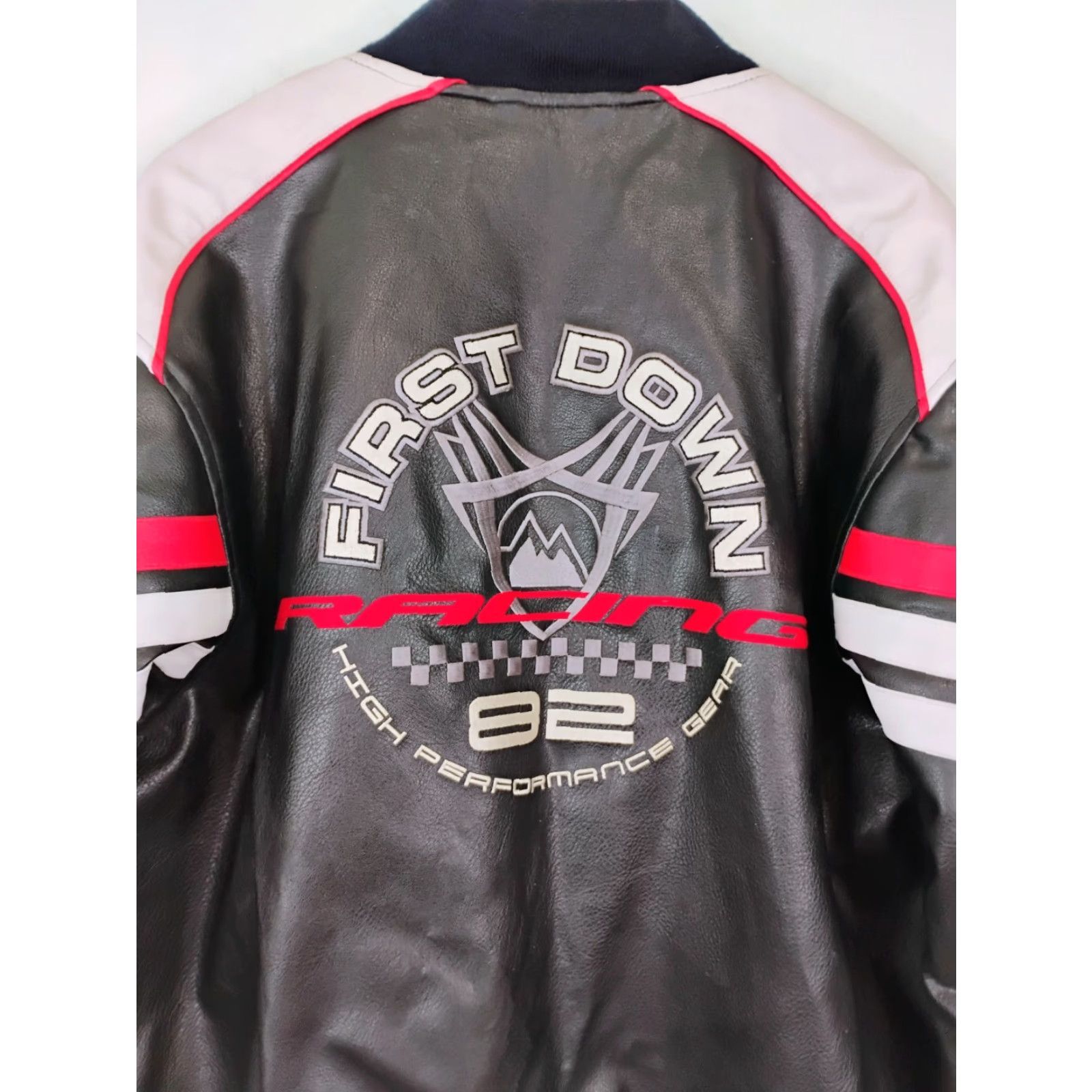 Vintage VINTAGE First Down Jacket Bomber Shirt? Size US XL / EU 56 / 4 - 4 Thumbnail