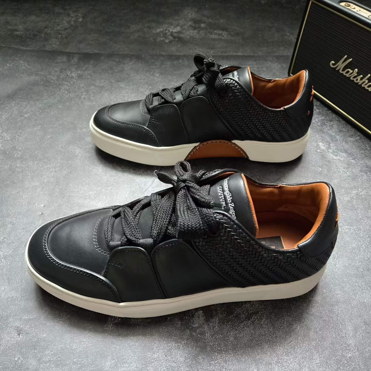 Ermenegildo Zegna ZEGNA XXX Black White Sneakers Size US 8.5 / EU 41-42 - 1 Thumbnail