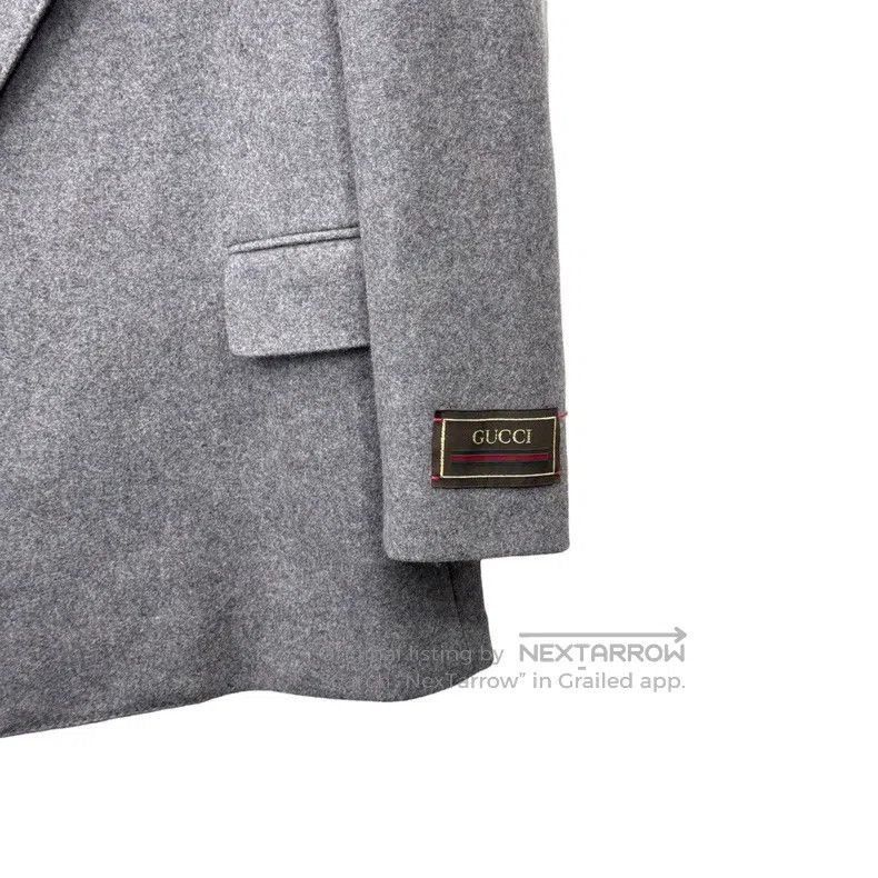 Gucci Gucci Woollen cuff logo suit Size 46R - 5 Thumbnail