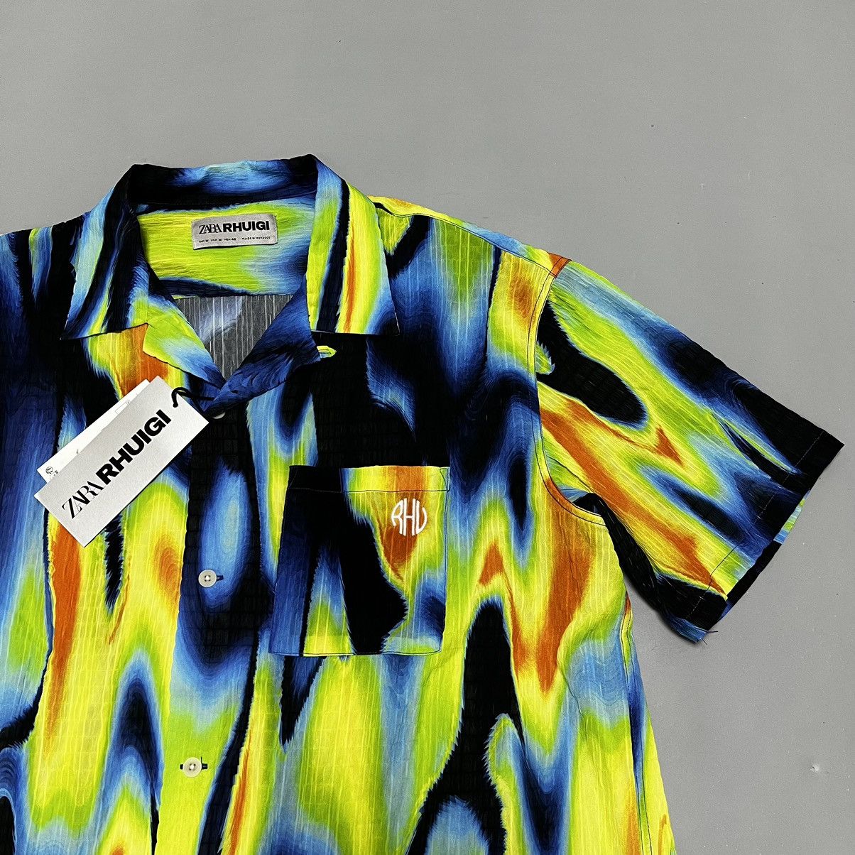 Rhude × Zara RHUDE x Zara NEW Tie Dye Oversized shirt Rhuigi NEW Size US M / EU 48-50 / 2 - 3 Thumbnail
