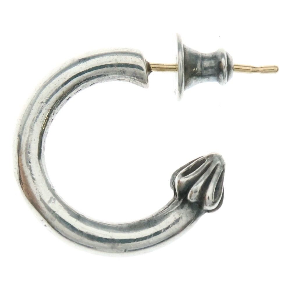 Chrome Hearts Chrome Hearts Plain Hoop Earring Silver BCA101 Size ONE SIZE - 1 Thumbnail