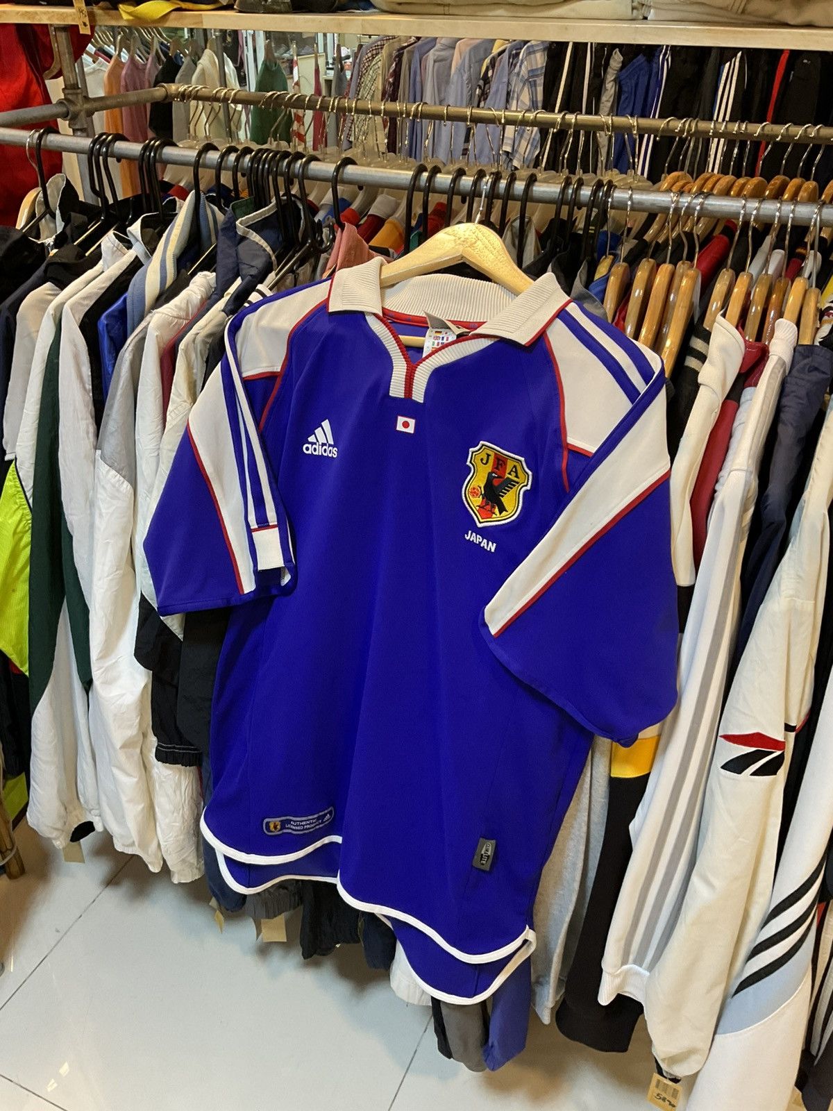 Adidas Vintage 2001 Japan Football Association Home Kit Size US M / EU 48-50 / 2 - 1 Thumbnail
