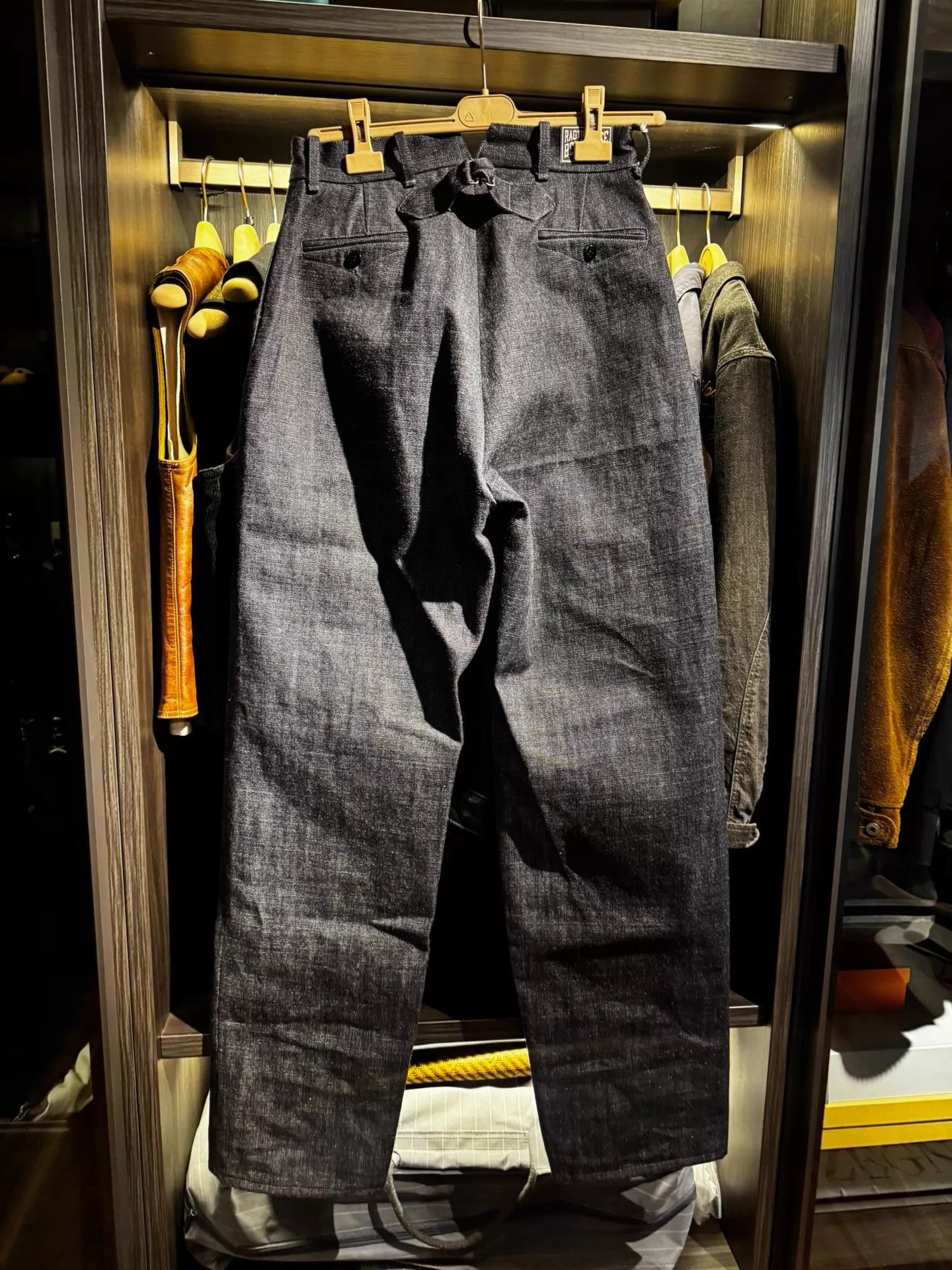 Other RAGTIME HI BACK TROUSERS BUCKLE BACK DENIM Men's Vtg S Size US 30 / EU 46 - 5 Thumbnail