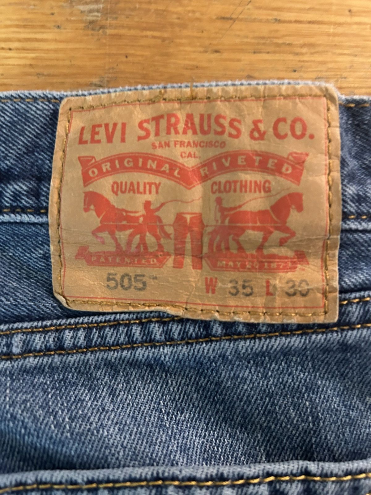 Levi's Levi’s 505 35x30 denim Size US 35 - 3 Thumbnail
