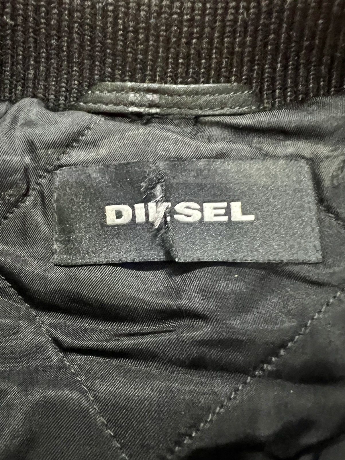 Diesel Diesel leather combination jacket Size US L / EU 52-54 / 3 - 4 Thumbnail