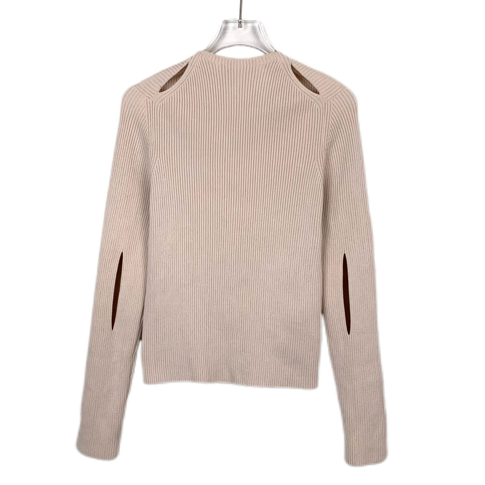 Fendi Fendi Beige Cotton Long Sleeve Knitted Cardigan (Size L) Size M / US 6-8 / IT 42-44 - 7 Thumbnail