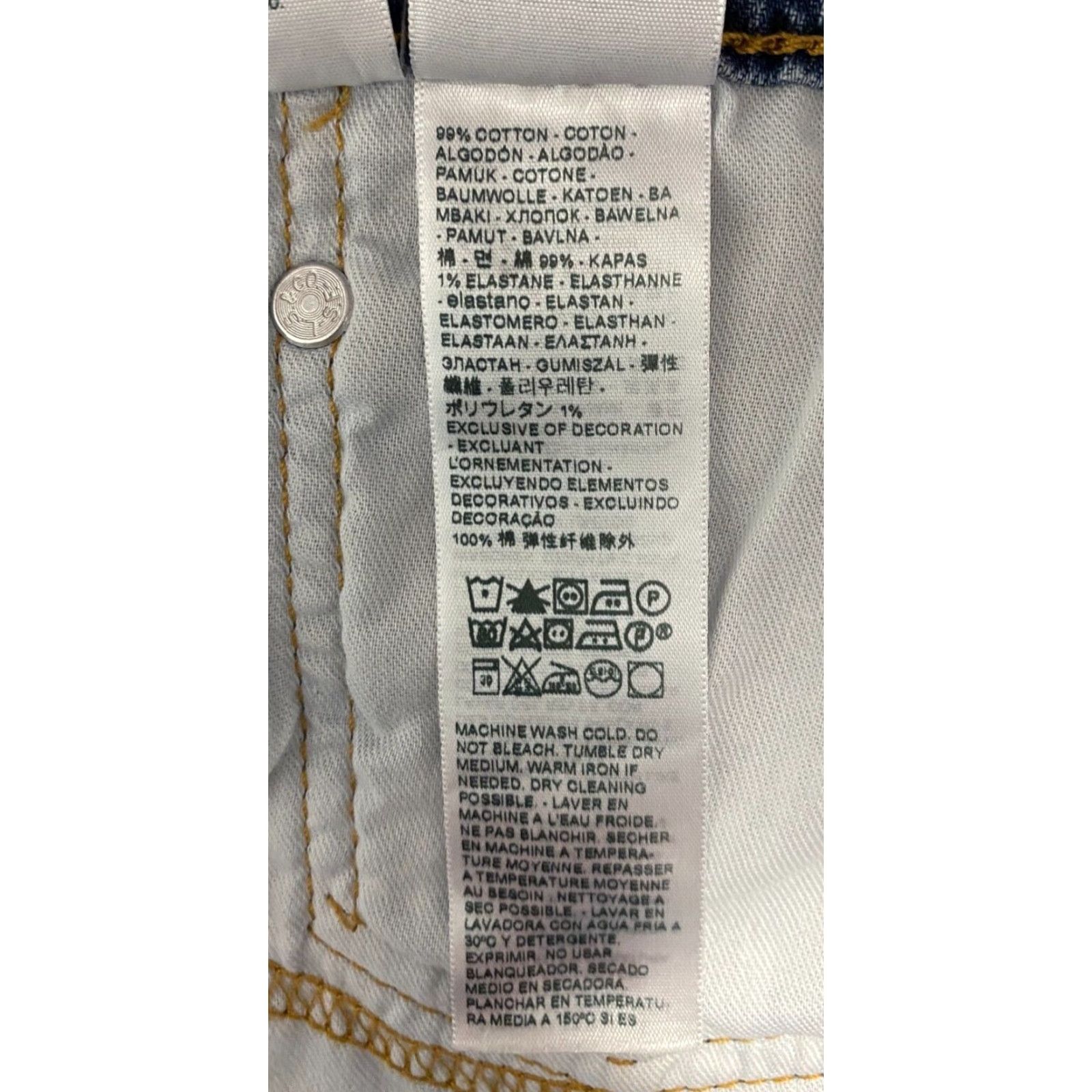 Levi's Levi's 505 Regular Fit Jeans Men's 40x30 Blue Denim 5-Pocket Solid Medium Wash Vintage USA 14? Size US 40 / EU 56 - 3 Thumbnail