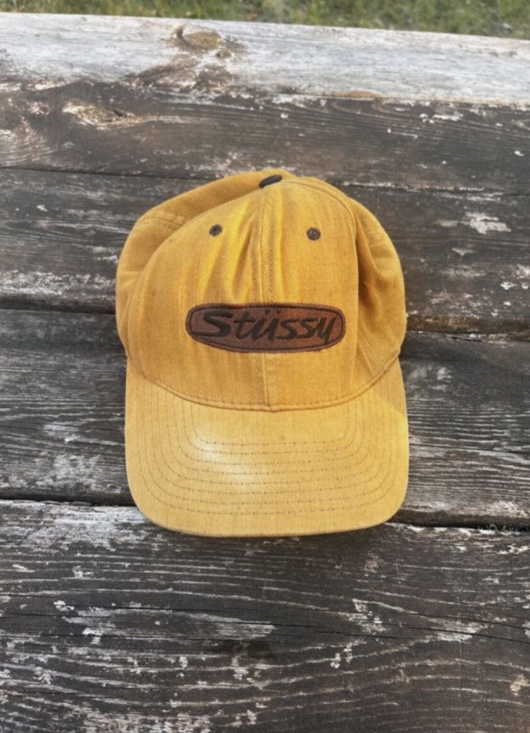 Stussy 2000s era Brown Tan STÜSSY hat Size ONE SIZE - 2 Thumbnail