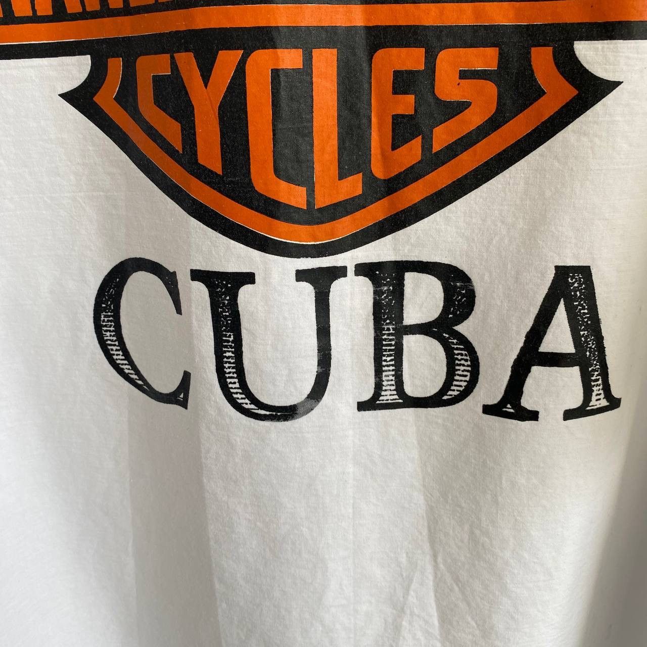 Harley Davidson × Vintage Vintage Harley Davidson Cuba Big logo band 90’s shirt Size US XXL / EU 58 / 5 - 5 Thumbnail