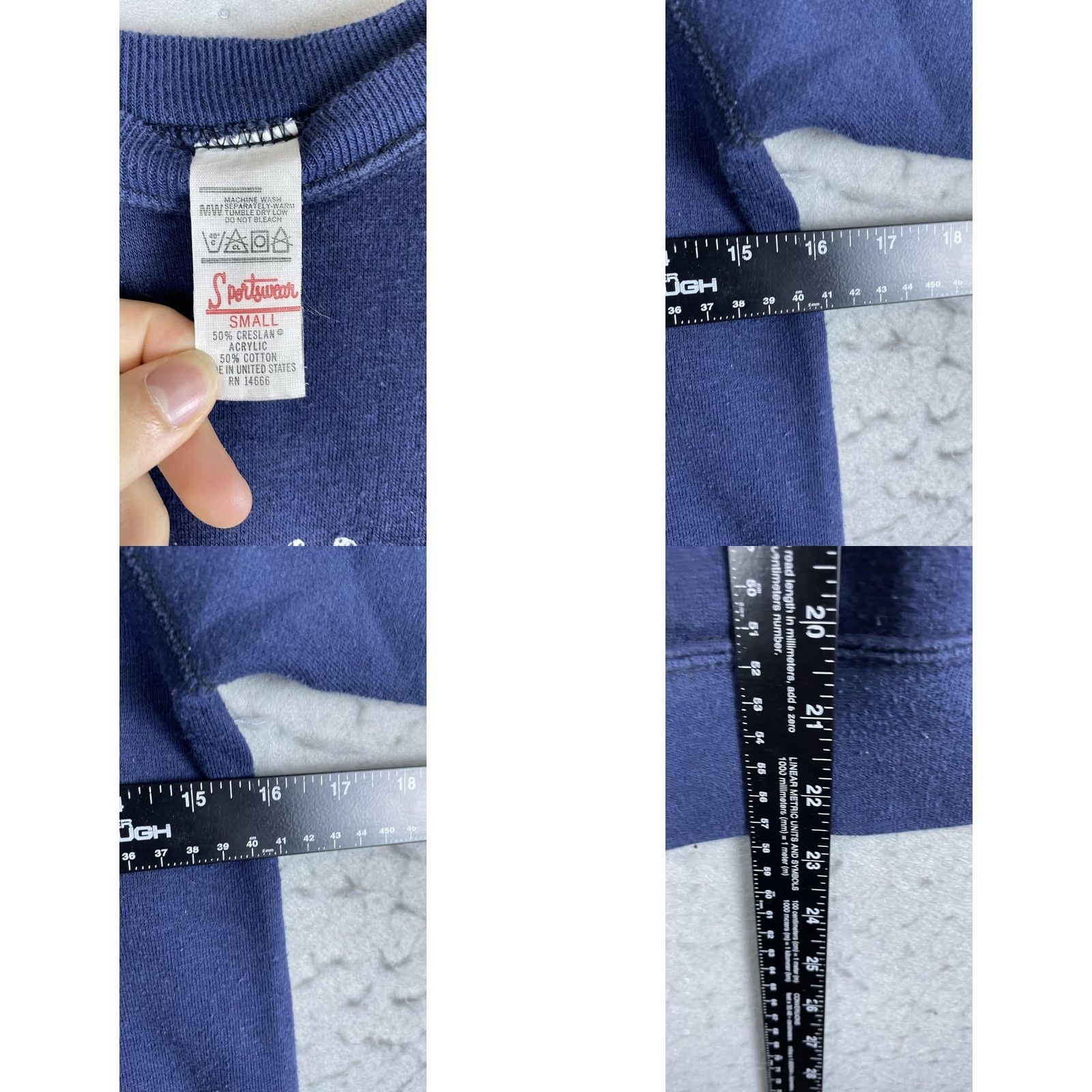 Vintage VINTAGE Sportswear Sweatshirt Mens Small Blue Meadowmount Violin Music Graphic Size US S / EU 44-46 / 1 - 9 Thumbnail