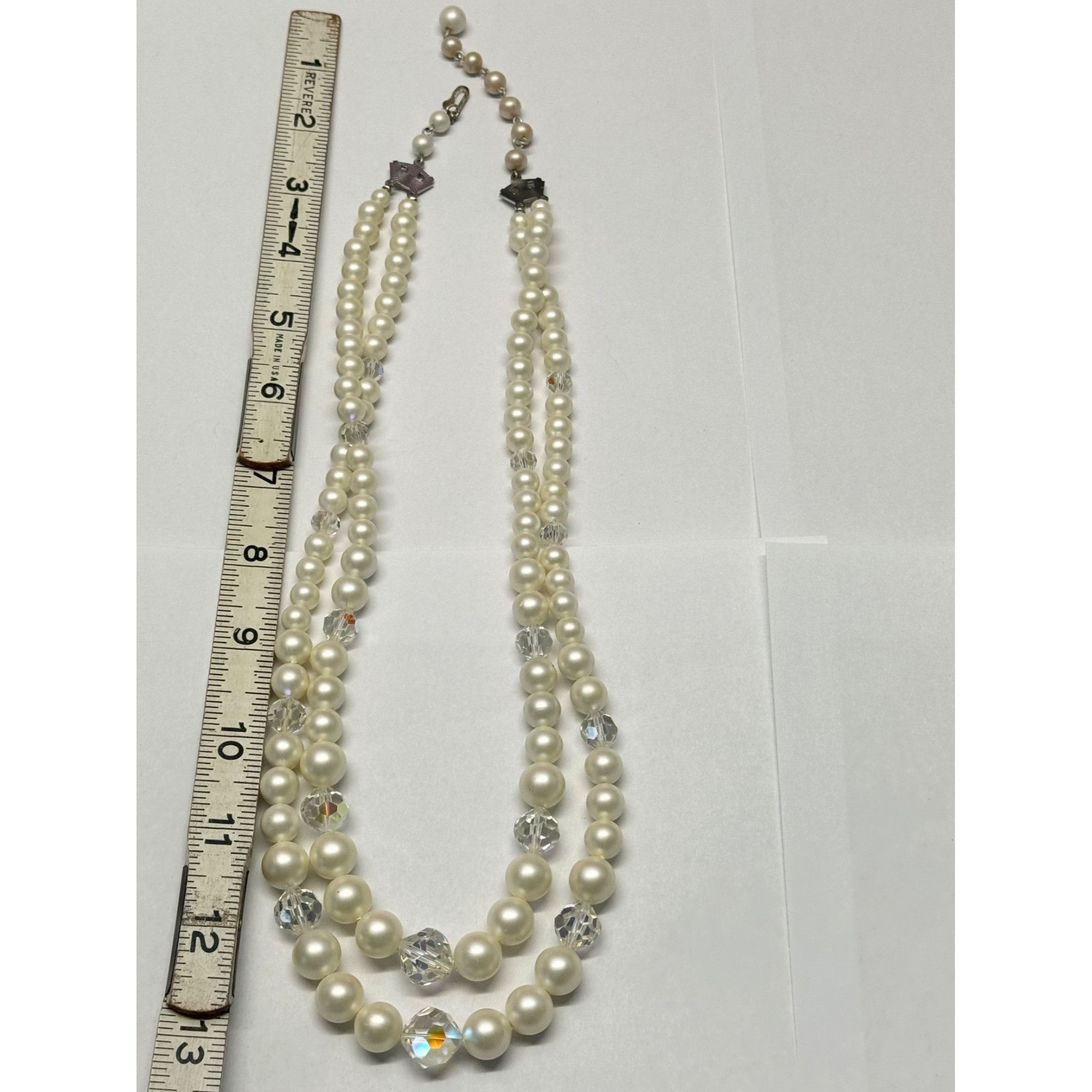Vintage Laguna vintage pearl crystal beaded necklace Size ONE SIZE - 5 Thumbnail