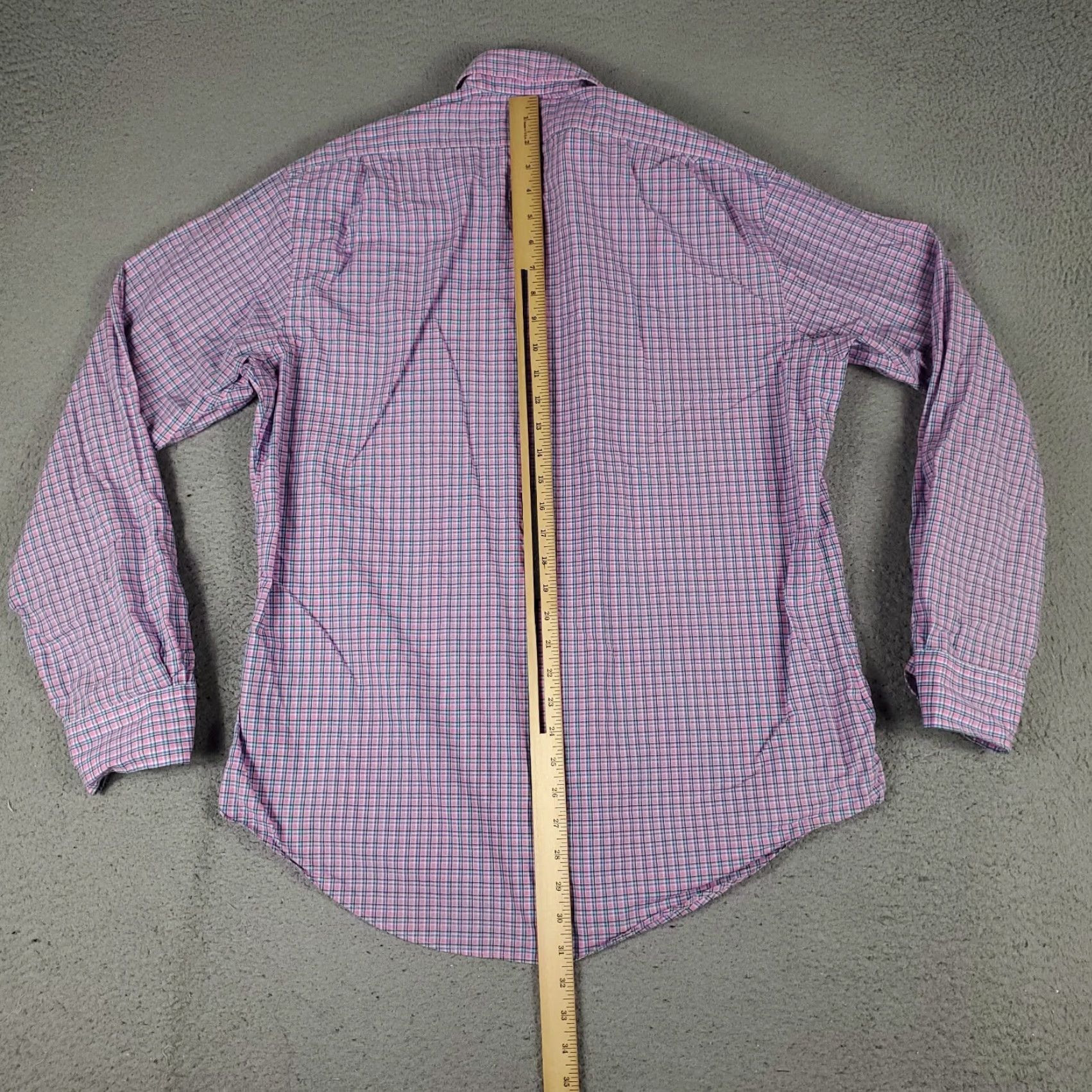 Ralph Lauren Ralph Lauren Shirt Mens Large Pink Plaid Button-Up Long Sleeve Casual / Workwear / Party / Travel / Formal / Business Size US L / EU 52-54 / 3 - 3 Thumbnail