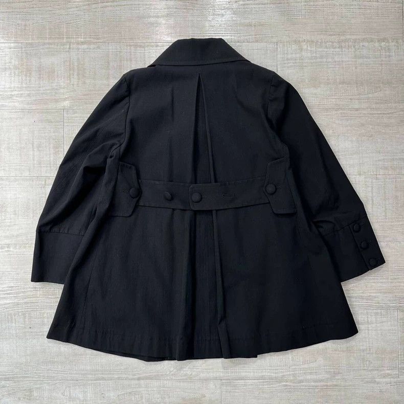 Yohji Yamamoto Yohji Yamamoto black coat Size S / US 4 / IT 40 - 6 Thumbnail