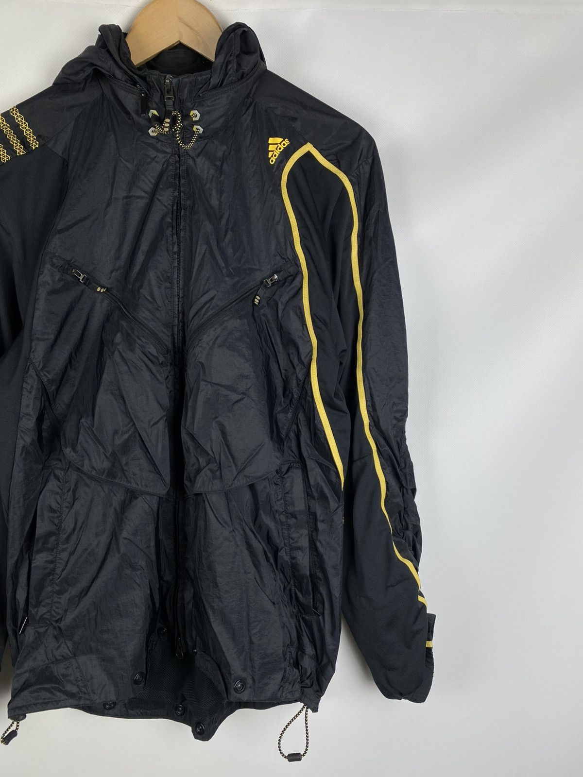 Adidas Adidas Running Vintage Japanese Hooded Windbreaker Jacket Size US M / EU 48-50 / 2 - 3 Thumbnail